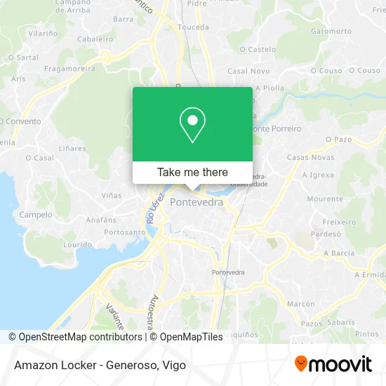 Amazon Locker - Generoso map