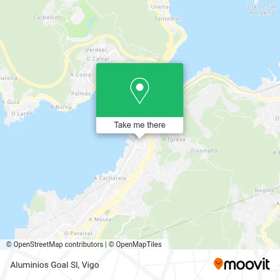 Aluminios Goal Sl map