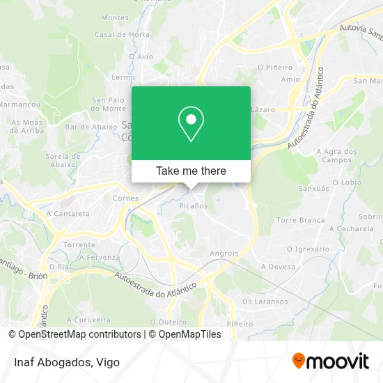 Inaf Abogados map