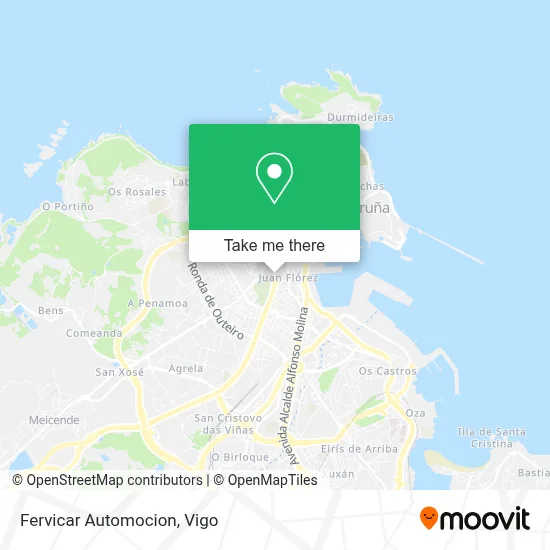 Fervicar Automocion map