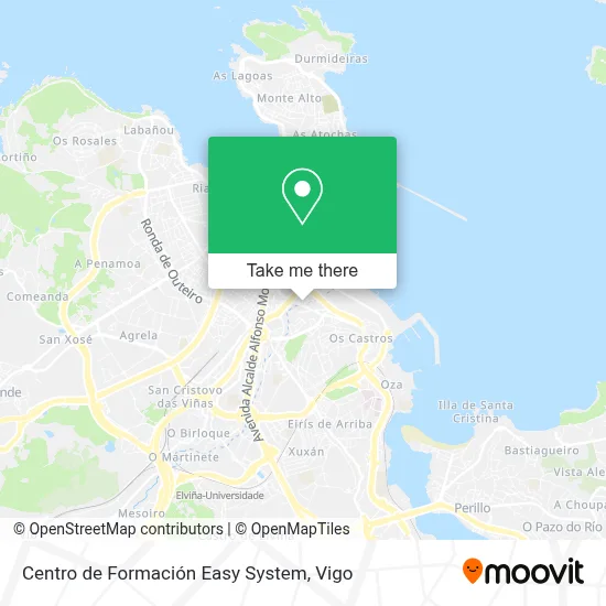Centro de Formación Easy System map