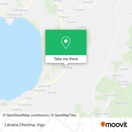 Libraría Chorima map