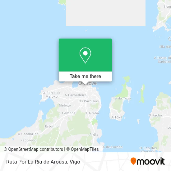 Ruta Por La Ria de Arousa map
