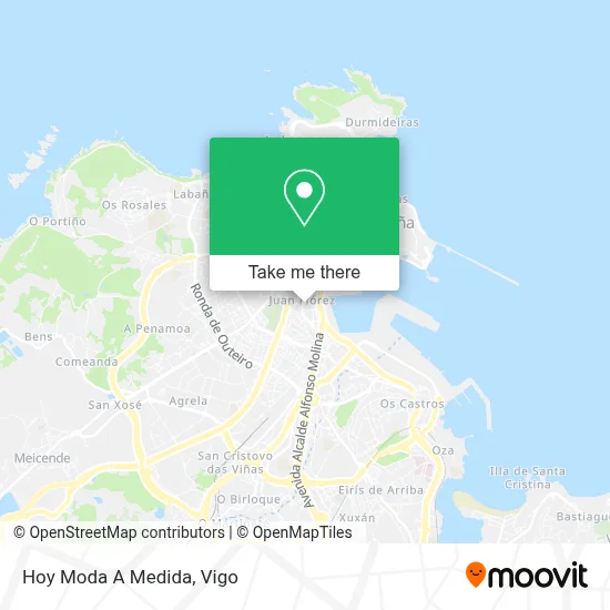 Hoy Moda A Medida map