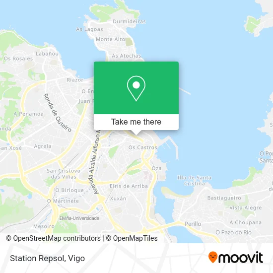 Station Repsol map