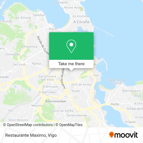 Restaurante Maximo map