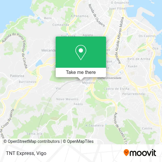 Tnt Express map