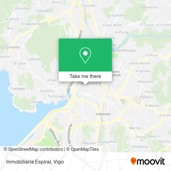Inmobiliaria Espiral map