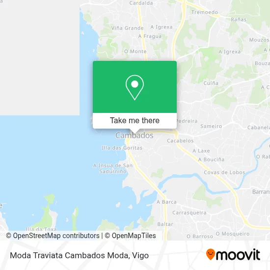 Moda Traviata Cambados Moda map