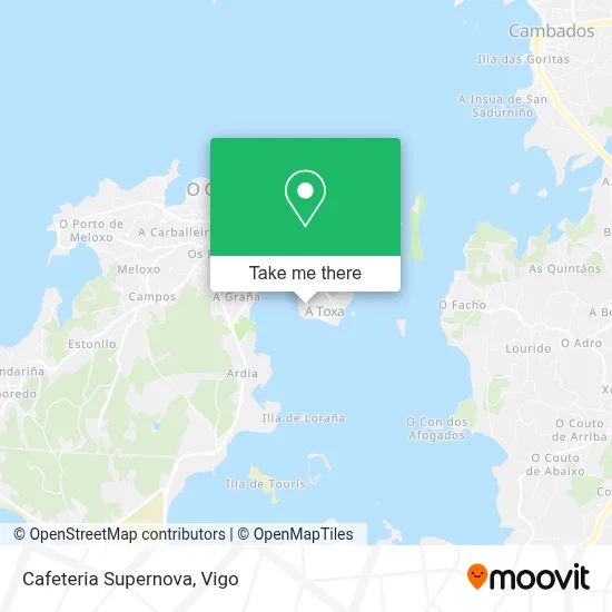 Cafeteria Supernova map