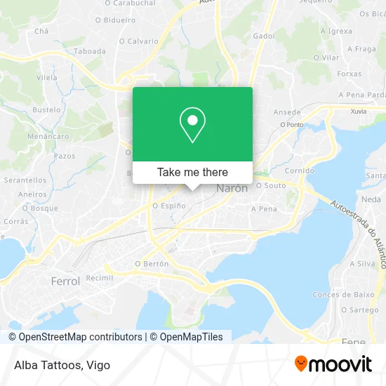 Alba Tattoos map