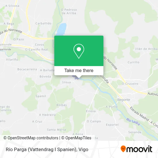 Río Parga (Vattendrag I Spanien) map