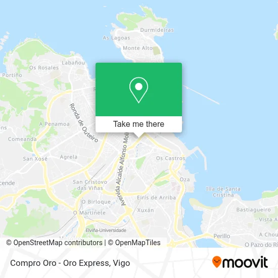 Compro Oro - Oro Express map