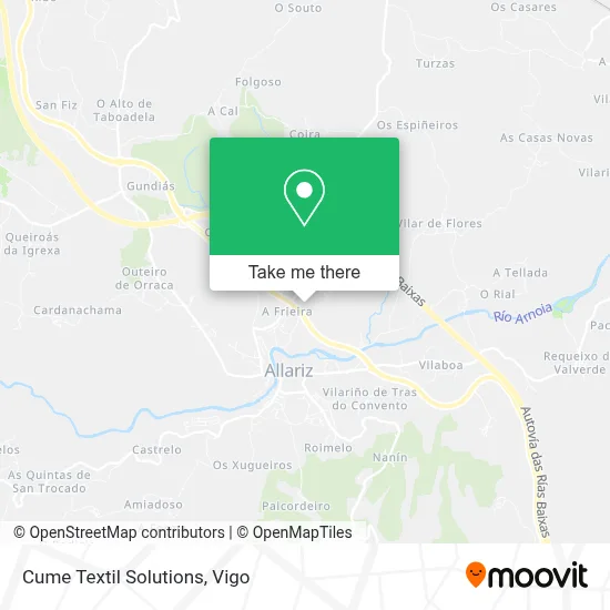 Cume Textil Solutions map