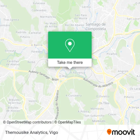 Themousike Analytics map