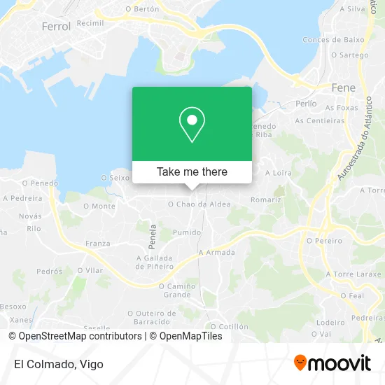 El Colmado map