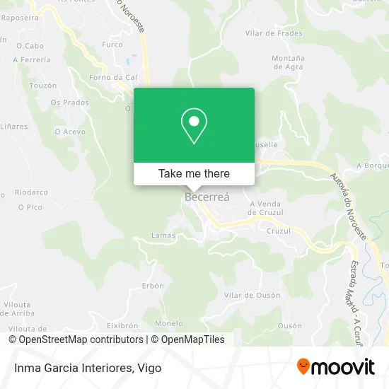 Inma Garcia Interiores map