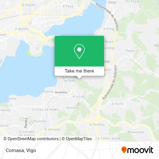 Comasa map