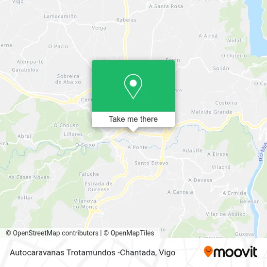 Autocaravanas Trotamundos -Chantada map