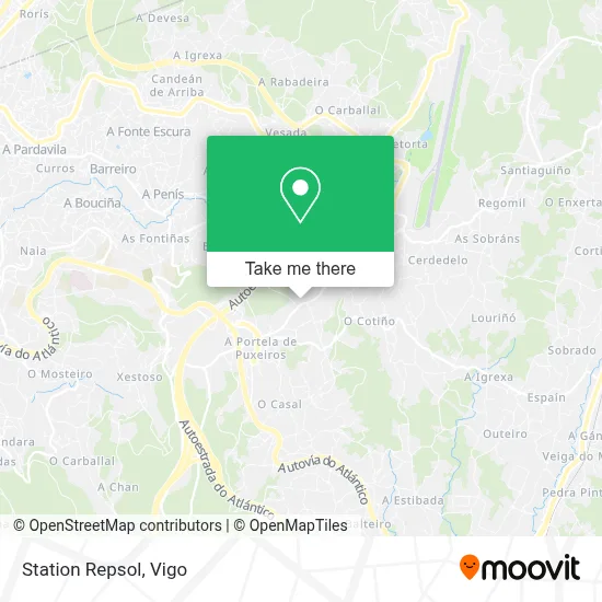 Station Repsol map