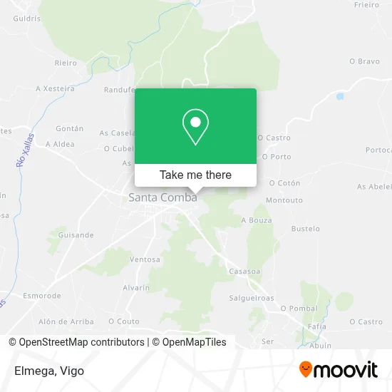 mapa Elmega