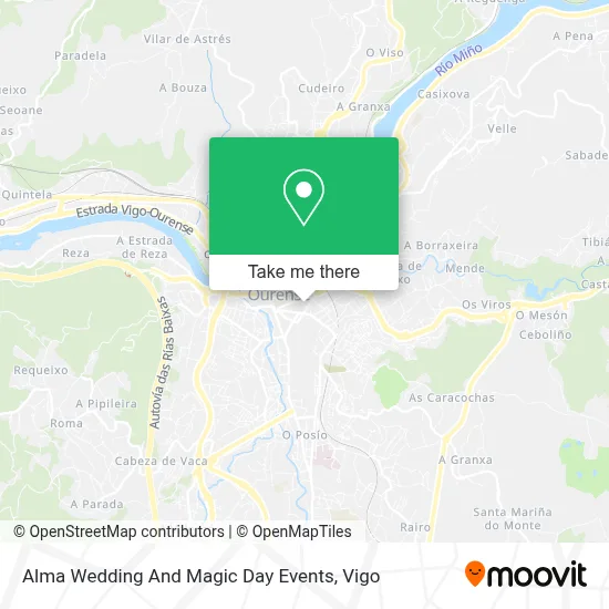 Alma Wedding And Magic Day Events map