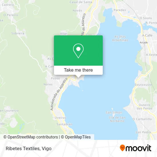 Ribetes Textiles map