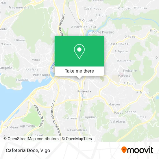 Cafeteria Doce map