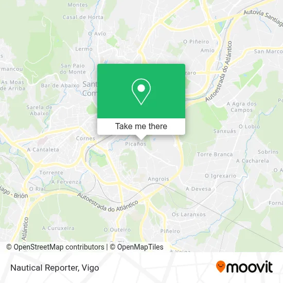 mapa Nautical Reporter