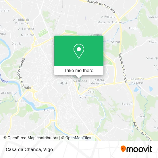 Casa da Chanca map