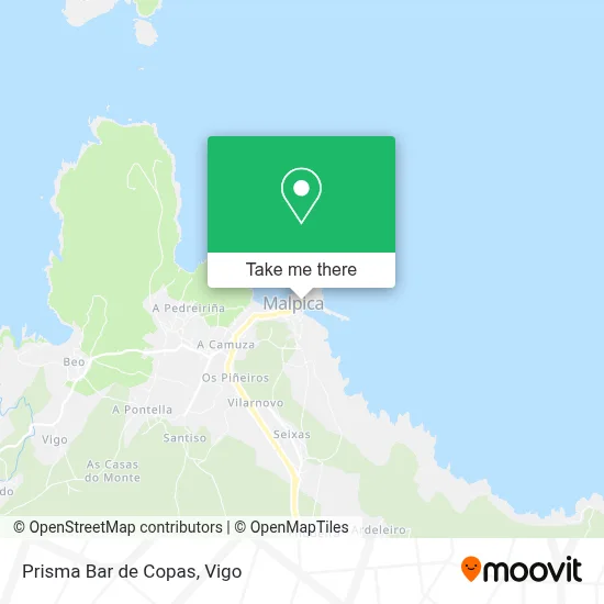 Prisma Bar de Copas map