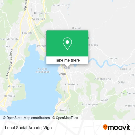 Local Social Arcade map