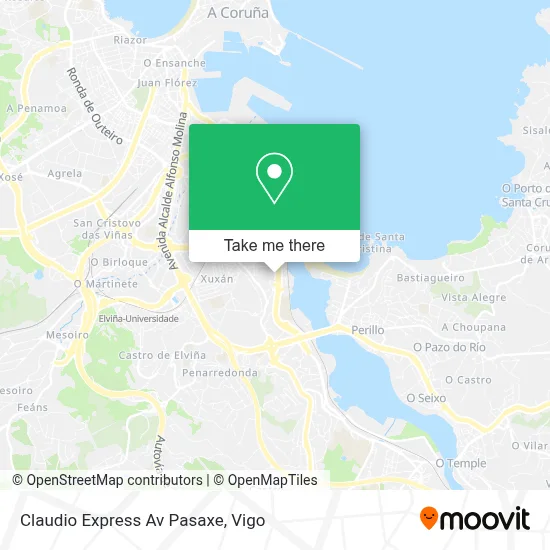 Claudio Express Av Pasaxe map