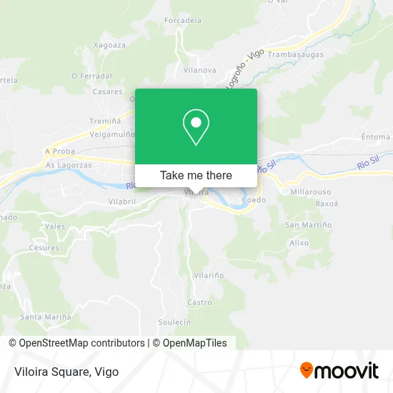 Viloira Square map