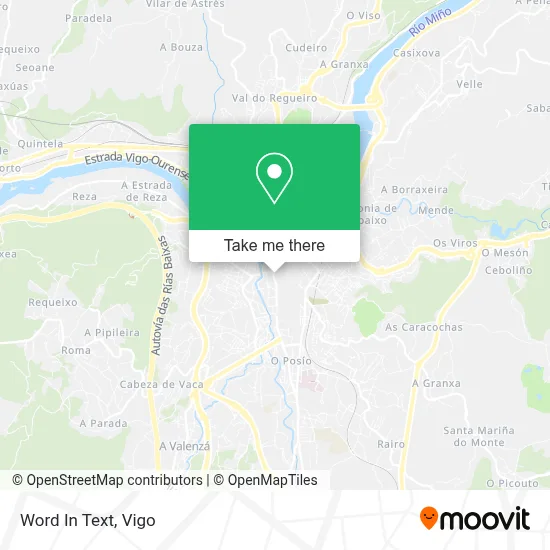 Word In Text map