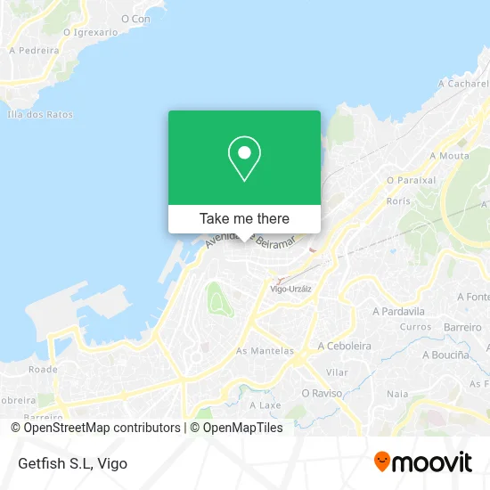 Getfish S.L map
