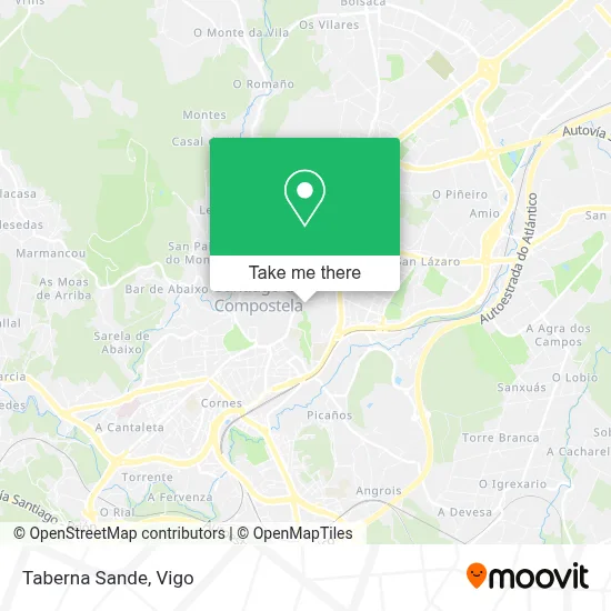 Taberna Sande map