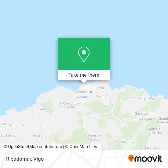 Ribadomar map