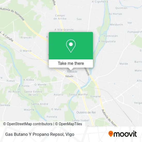 Gas Butano Y Propano Repsol map