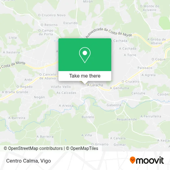 Centro Calma map