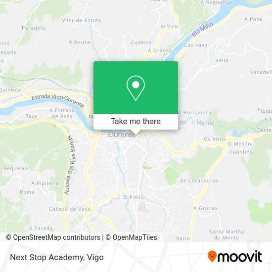 Next Stop Academy map