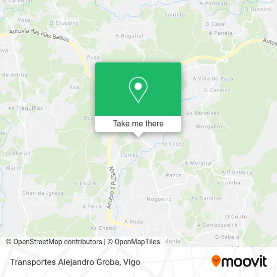 Transportes Alejandro Groba map