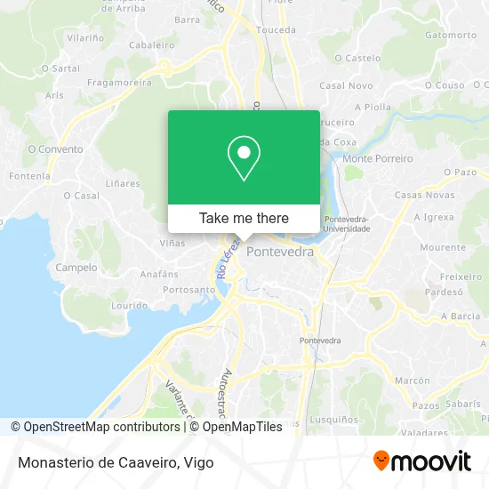 Monasterio de Caaveiro map