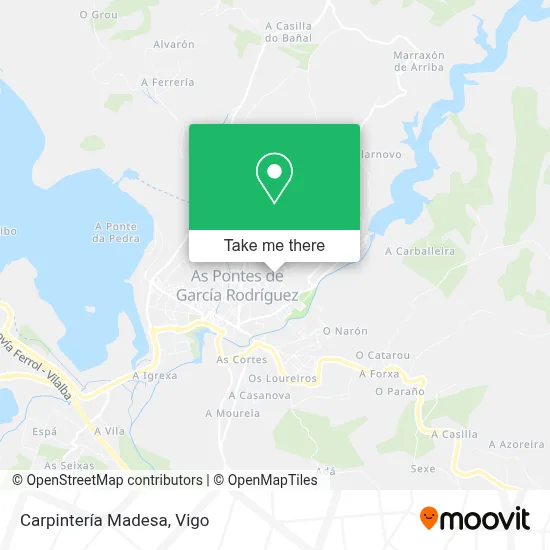 Carpintería Madesa map