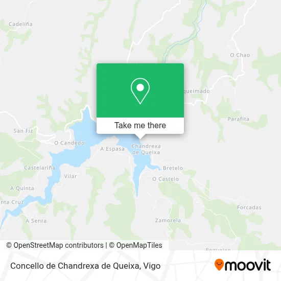 Concello de Chandrexa de Queixa map