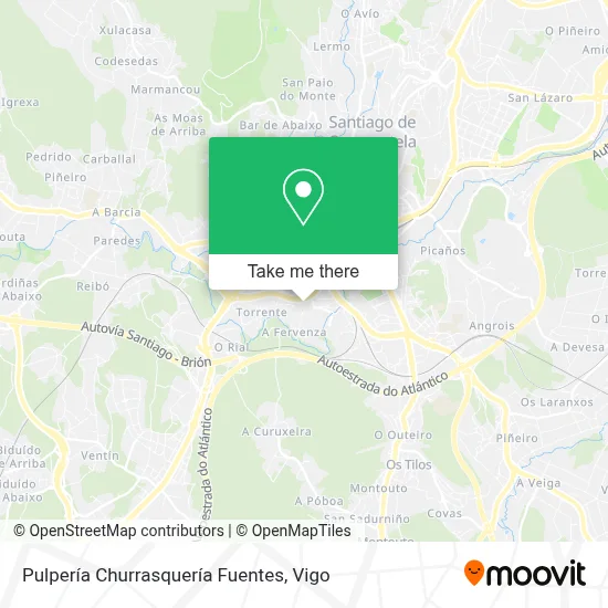 Pulpería Churrasquería Fuentes map