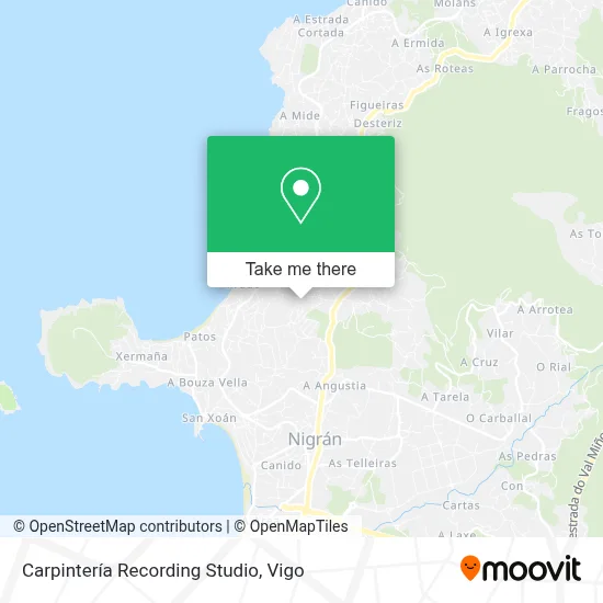 Carpintería Recording Studio map