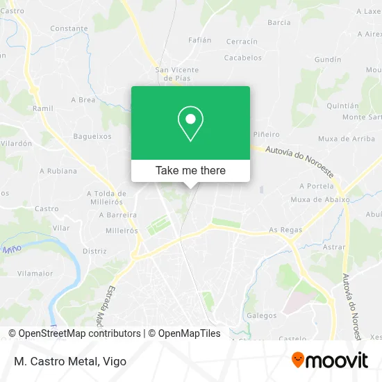 M. Castro Metal map