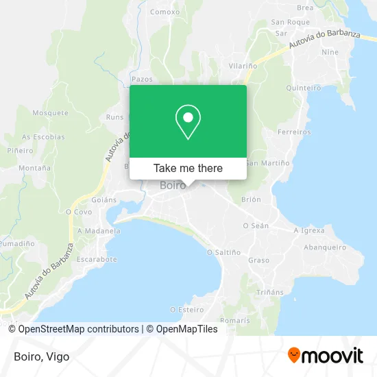 Boiro map