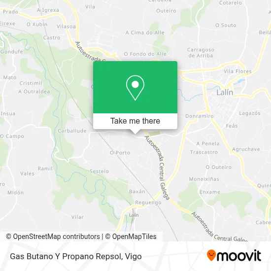 Gas Butano Y Propano Repsol map